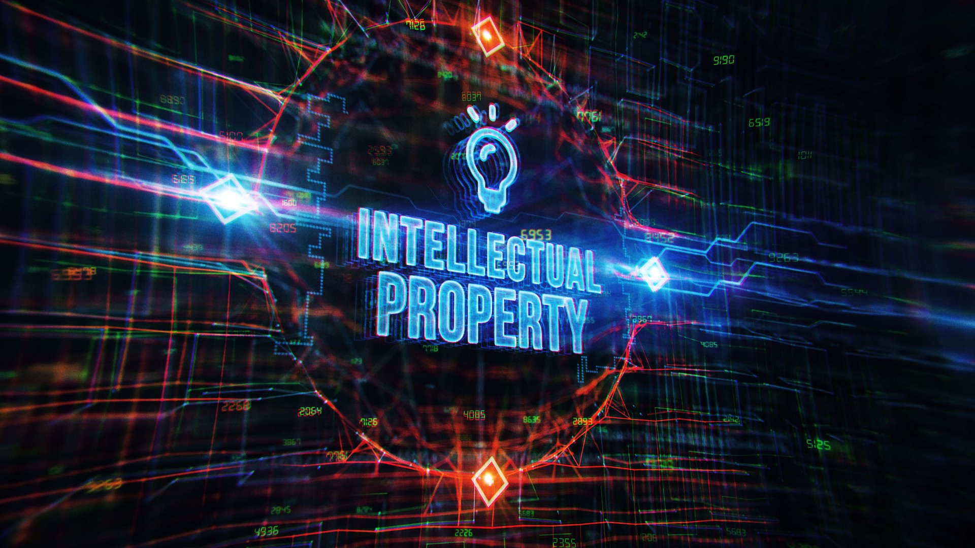 Intellectual Property Digital Background